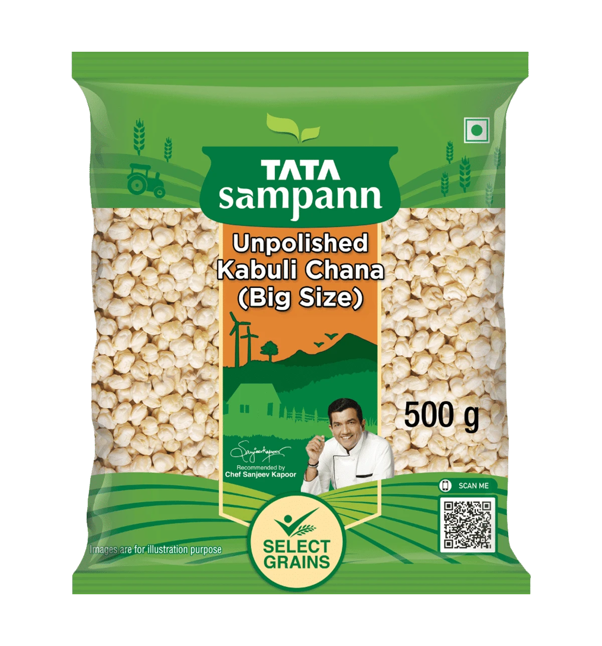 Tata Sampann Unpolished Kabuli Chana ( Big size)