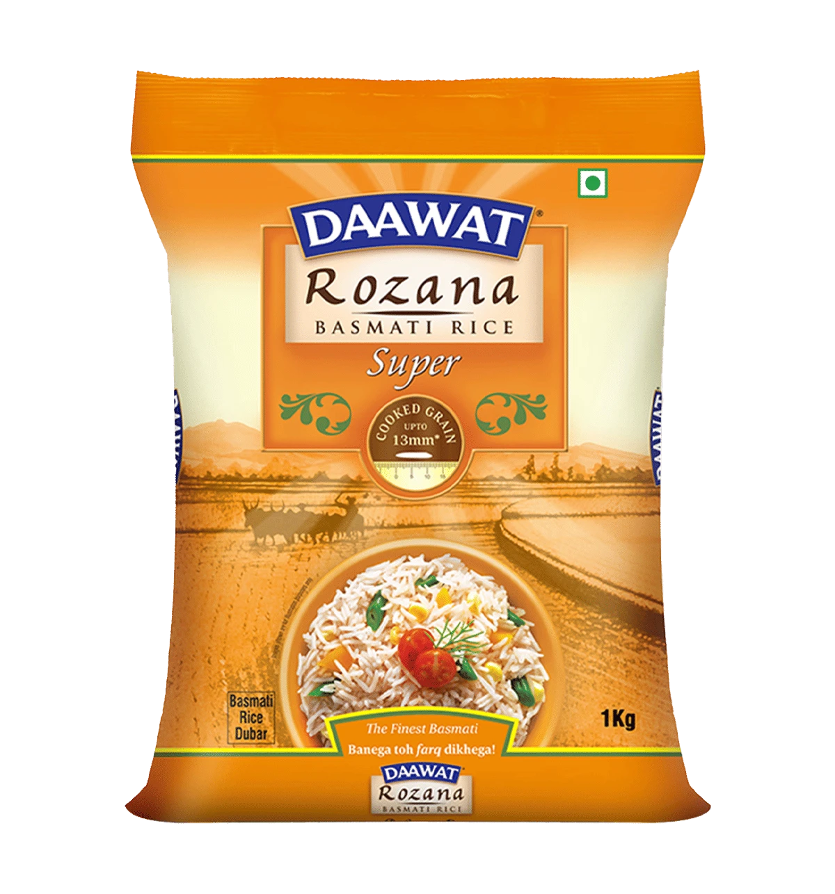 Daawat Basmati Rice - Rozana Super 1Kg