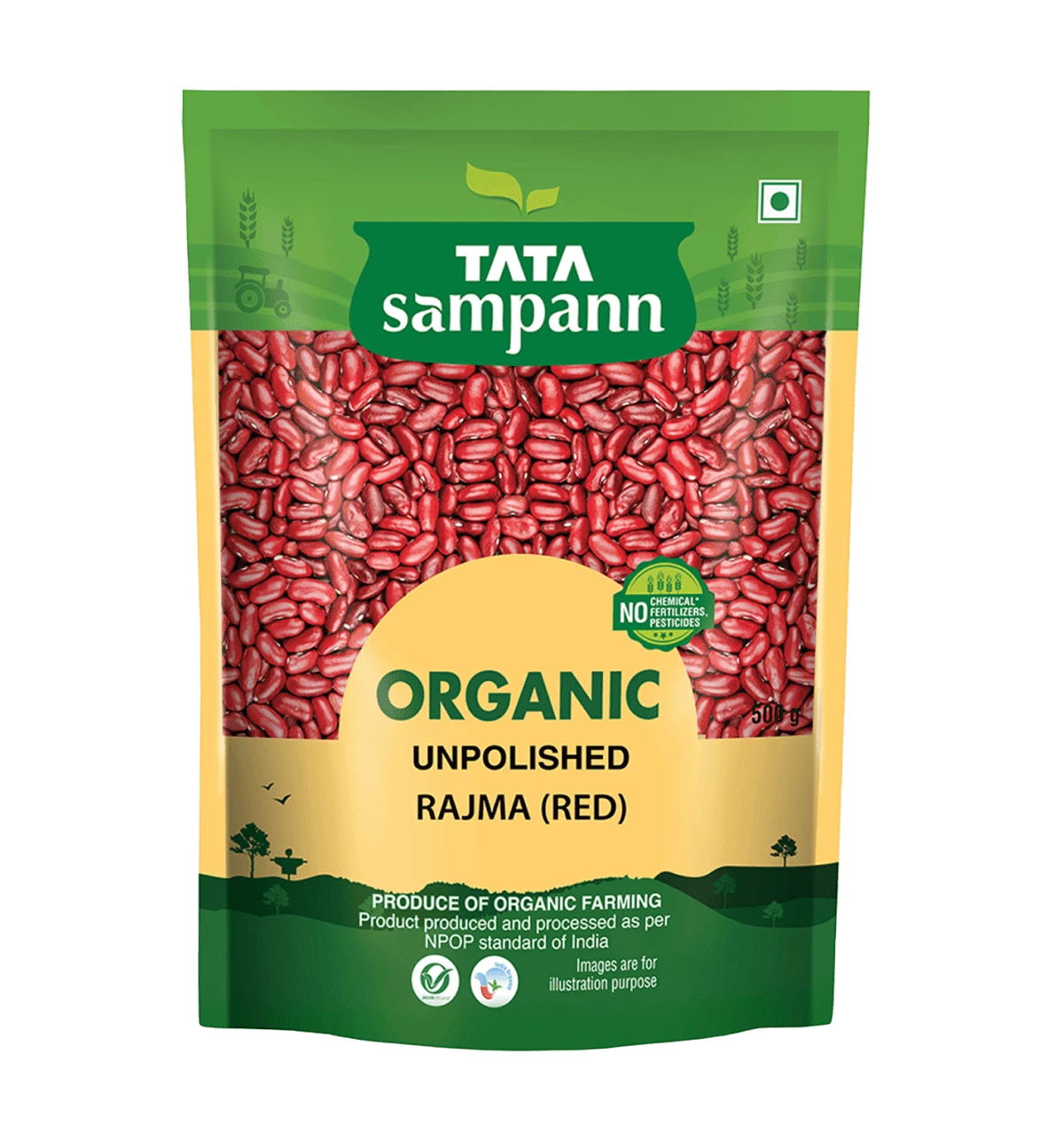 Tata Sampann Organic Rajma ( Red )