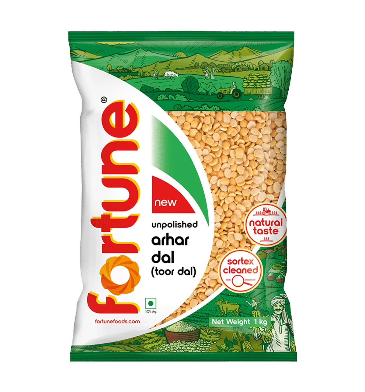 Fortune Unpolished Arhar Dal