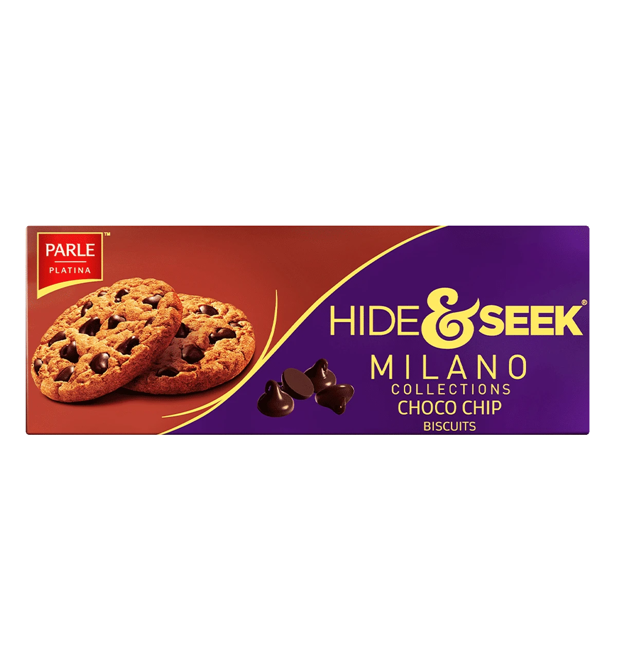 Parle Hide & Seek Milano Chocolate Chip Cookies  Box 75 G