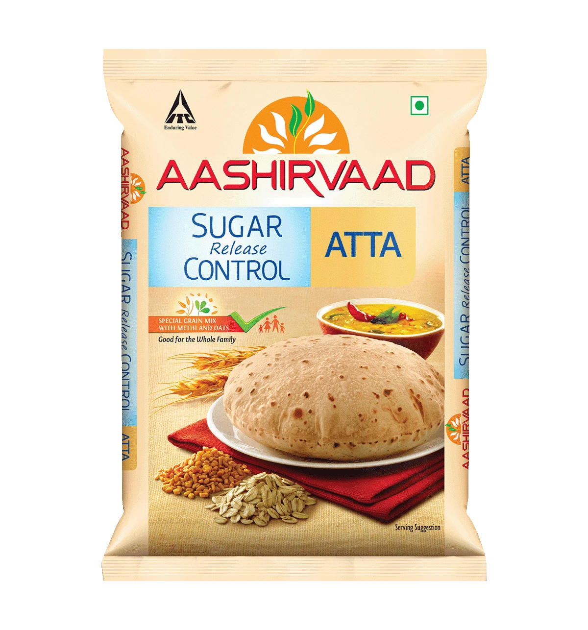 Aashirvaad sugar Release Control Atta 5Kg